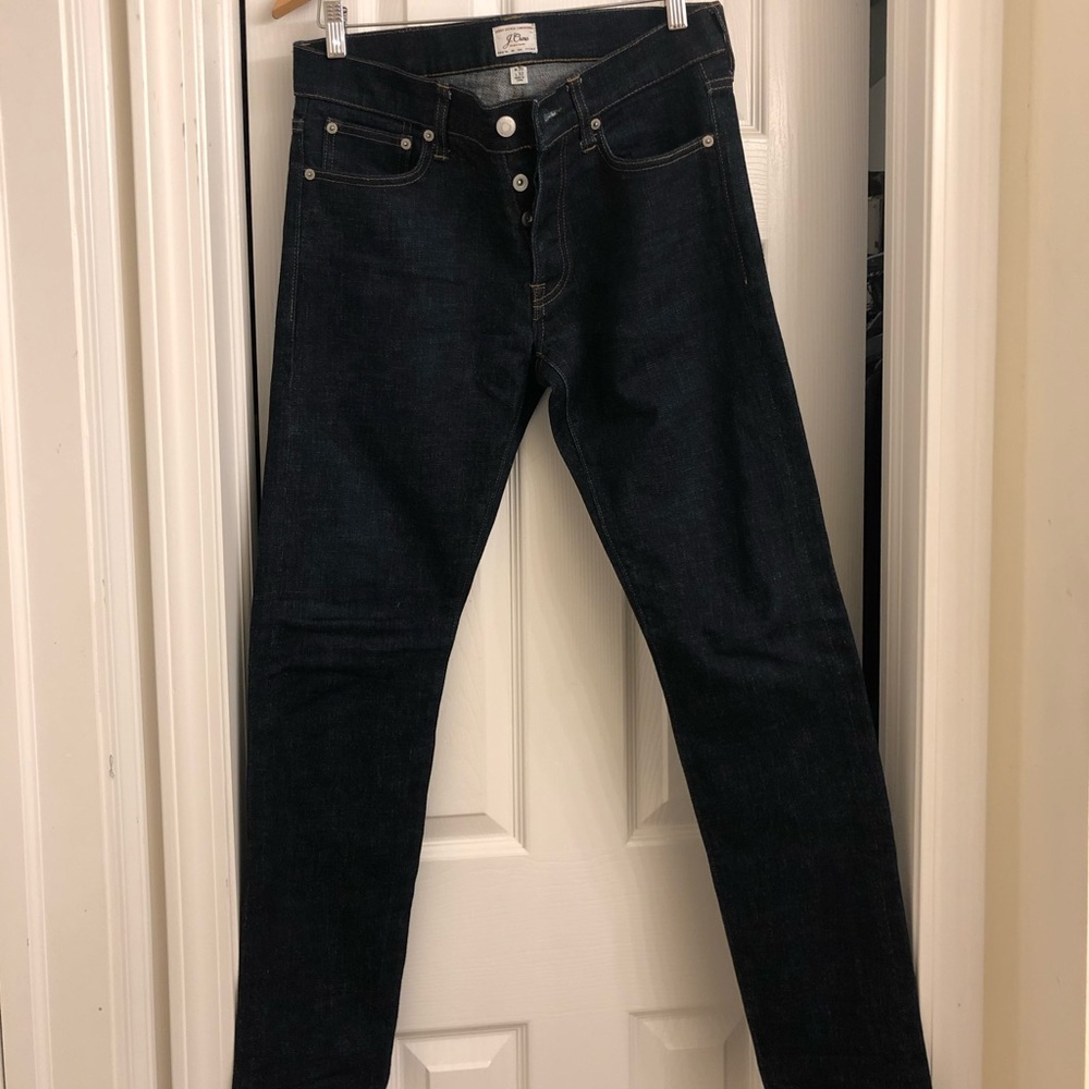 Mens Jcrew 30x32 slim denim jeans 484